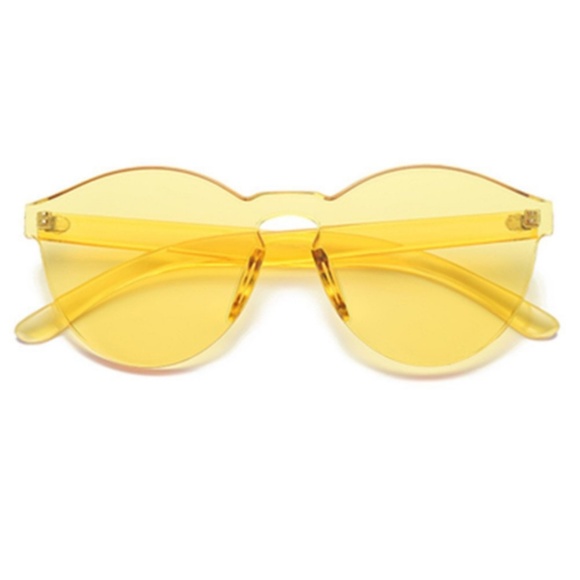 🔥ON FIRE🔥Transparent Round Retro Sunglasses 😎🌴 - Picture 4 of 8